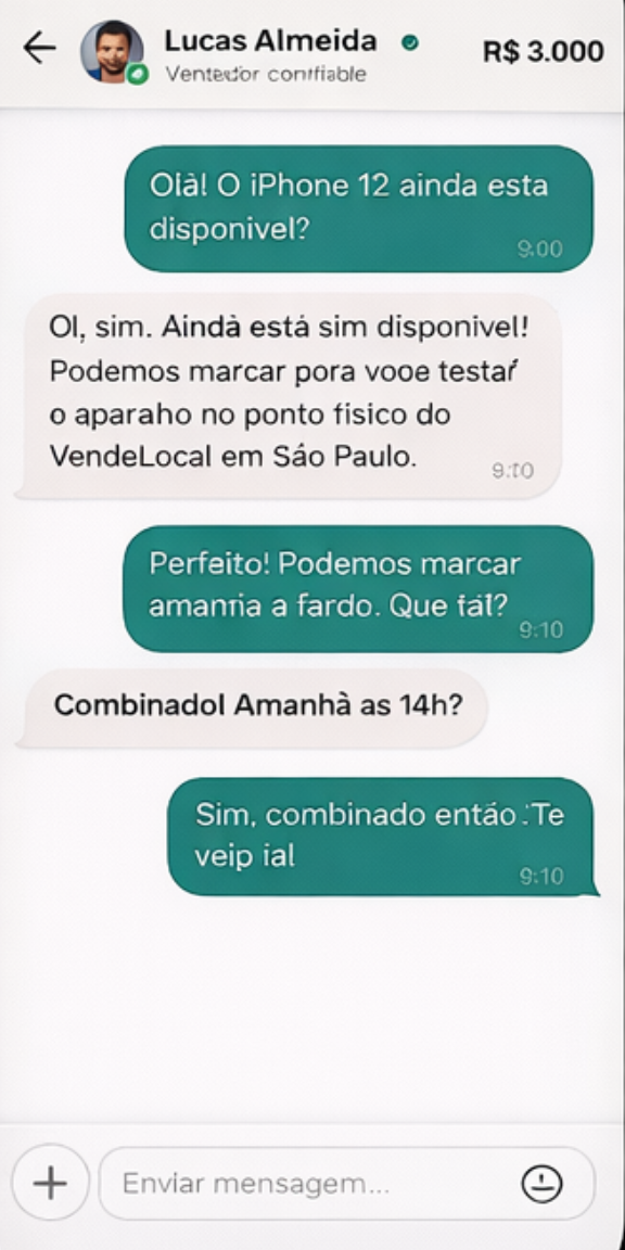 Chat do VendeLocal